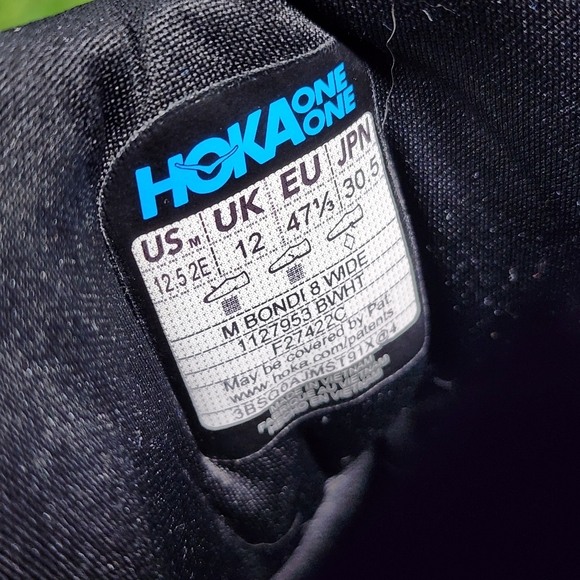 Hoka One One Black Athletic Shoes - Picture 9 of 9